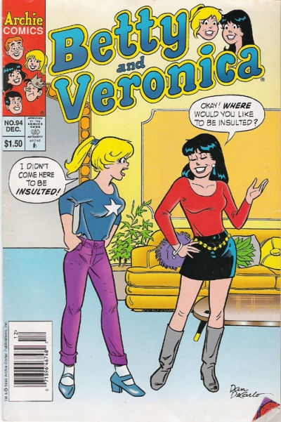Cover for Betty and Veronica (Archie, 1987 series) #94 [Newsstand]