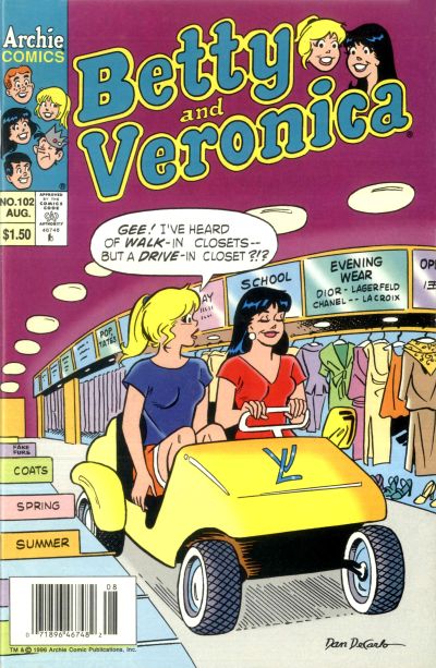 Cover for Betty and Veronica (Archie, 1987 series) #102 [Newsstand]