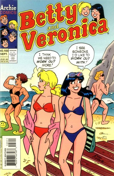Cover for Betty and Veronica (Archie, 1987 series) #103 [Direct Edition]