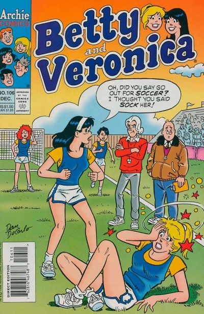 Cover for Betty and Veronica (Archie, 1987 series) #106 [Direct Edition]