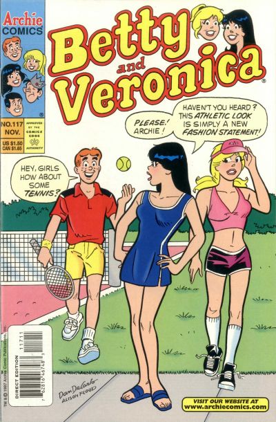 Cover for Betty and Veronica (Archie, 1987 series) #117 [Direct Edition]