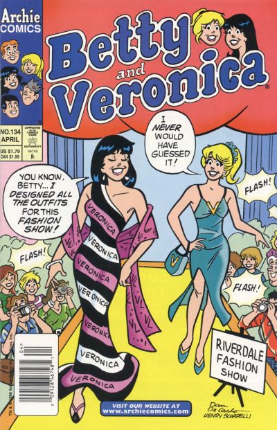 Cover for Betty and Veronica (Archie, 1987 series) #134 [Newsstand]
