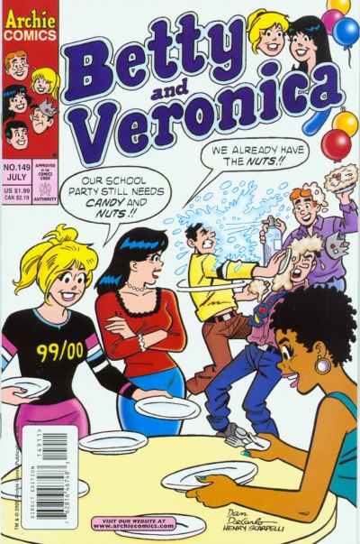 Cover for Betty and Veronica (Archie, 1987 series) #149 [Direct Edition]