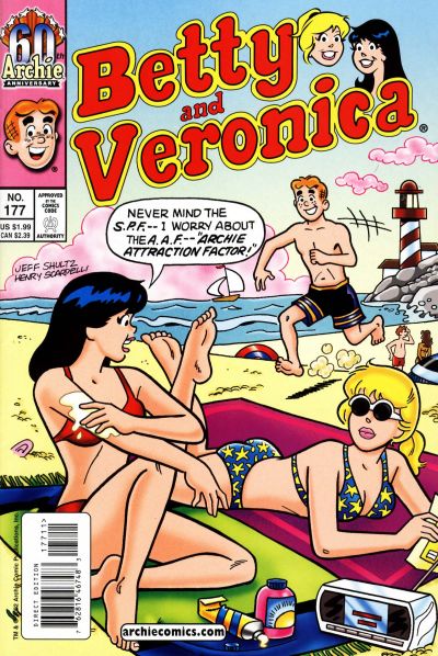 Cover for Betty and Veronica (Archie, 1987 series) #177 [Direct Edition]