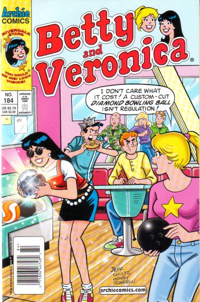 Cover for Betty and Veronica (Archie, 1987 series) #184 [Newsstand]