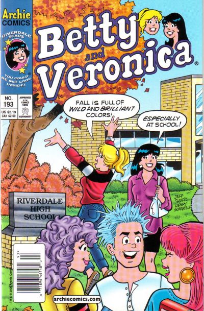 Cover for Betty and Veronica (Archie, 1987 series) #193