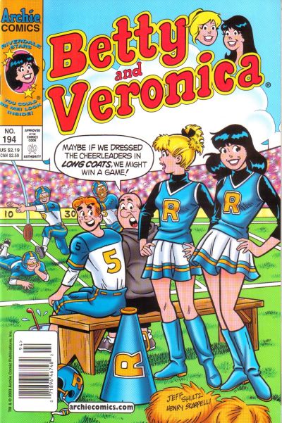 Cover for Betty and Veronica (Archie, 1987 series) #194 [Newsstand]