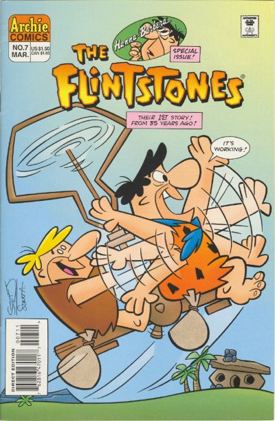 Cover for The Flintstones (Archie, 1995 series) #7 [Direct Edition]