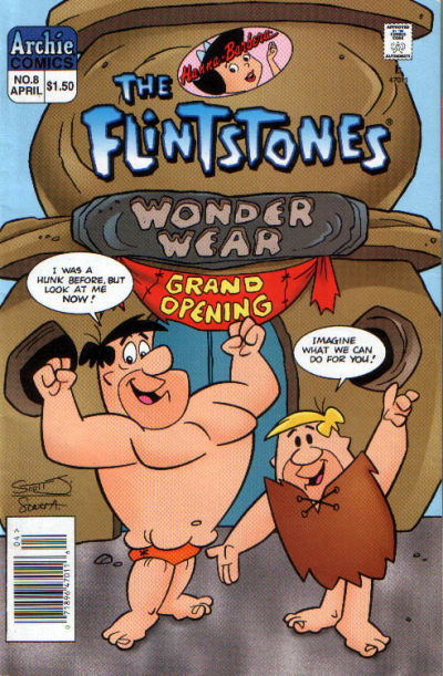 Cover for The Flintstones (Archie, 1995 series) #8 [Newsstand]