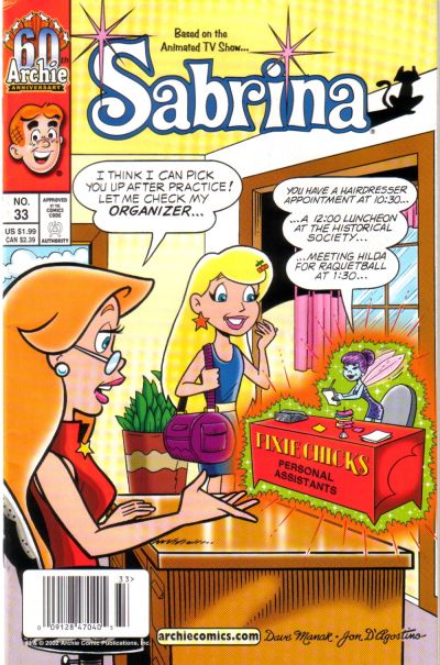 Cover for Sabrina (Archie, 2000 series) #33 [Newsstand]