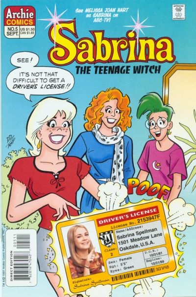 Cover for Sabrina the Teenage Witch (Archie, 1997 series) #5