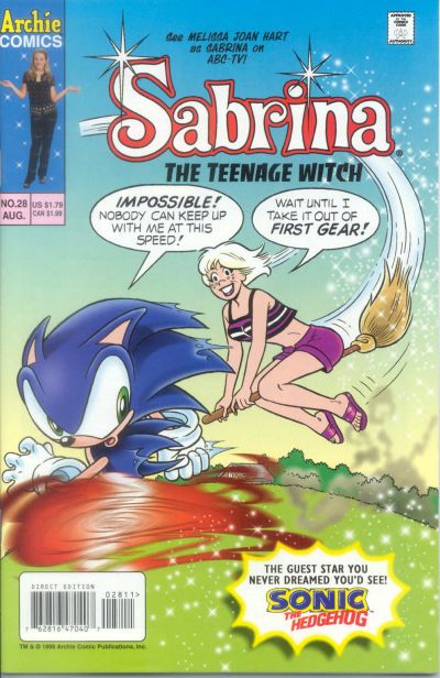 Cover for Sabrina the Teenage Witch (Archie, 1997 series) #28 [Direct Edition]