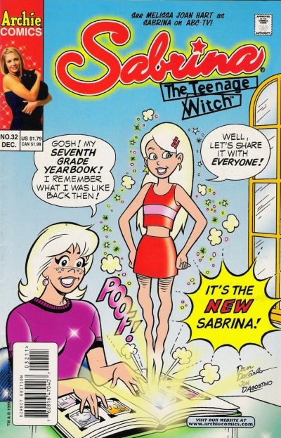 Cover for Sabrina the Teenage Witch (Archie, 1997 series) #32 [Direct Edition]