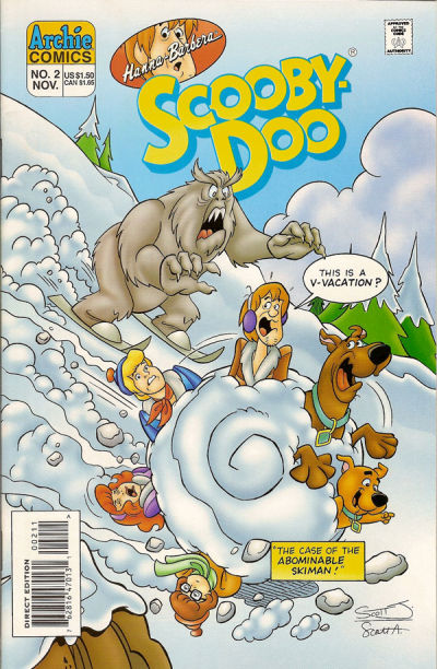 Cover for Scooby-Doo (Archie, 1995 series) #2 [Direct Edition]