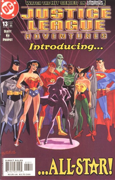 Cover for Justice League Adventures (DC, 2002 series) #13 [Direct Sales]