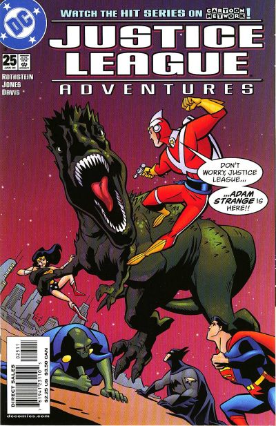Cover for Justice League Adventures (DC, 2002 series) #25 [Direct Sales]