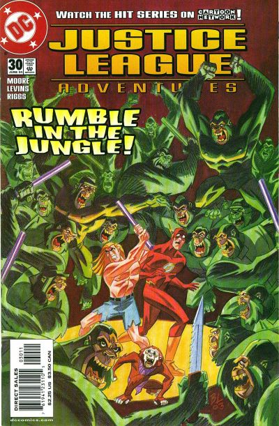 Cover for Justice League Adventures (DC, 2002 series) #30 [Direct Sales]