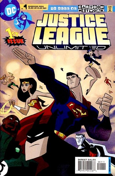 Cover for Justice League Unlimited (DC, 2004 series) #1 [Direct Sales]