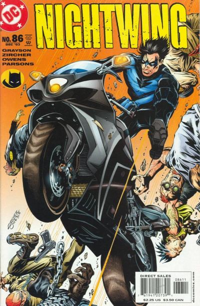 Cover for Nightwing (DC, 1996 series) #86 [Direct Sales]