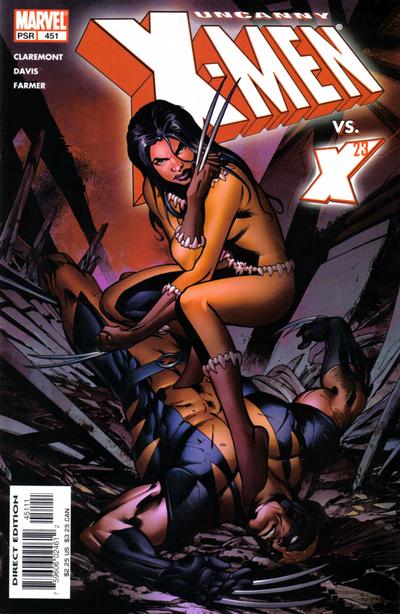 Cover for The Uncanny X-Men (Marvel, 1981 series) #451 [Direct Edition]