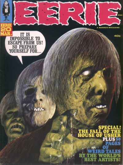 Cover for Eerie (Warren, 1966 series) #20