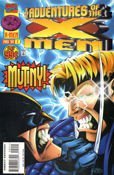 Cover for The Adventures of the X-Men (Marvel, 1996 series) #2