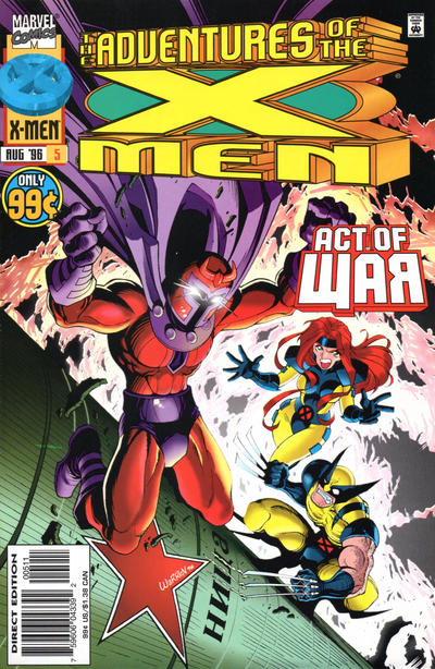 Cover for The Adventures of the X-Men (Marvel, 1996 series) #5