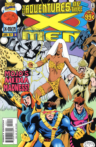 Cover for The Adventures of the X-Men (Marvel, 1996 series) #10