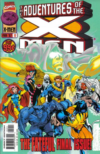 Cover for The Adventures of the X-Men (Marvel, 1996 series) #12