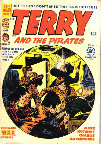 Cover for Terry and the Pirates Comics (Harvey, 1947 series) #25