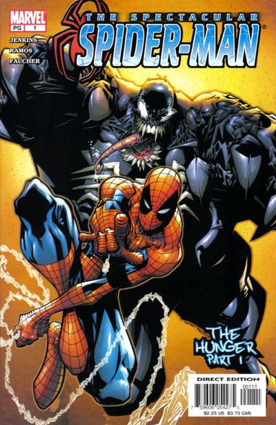 Cover for Spectacular Spider-Man (Marvel, 2003 series) #1 [Direct Edition]