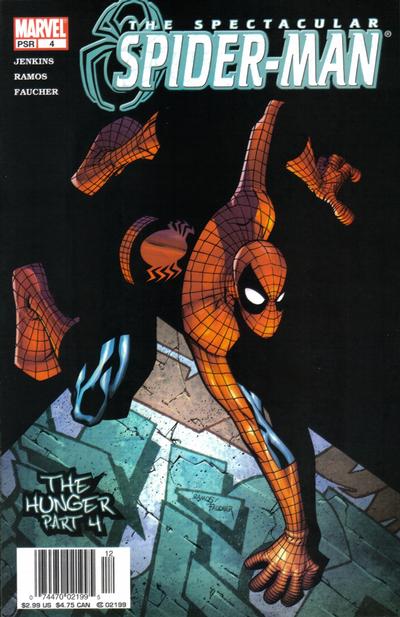 Cover for Spectacular Spider-Man (Marvel, 2003 series) #4 [Newsstand]