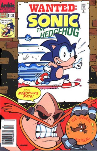 Cover for Sonic the Hedgehog (Archie, 1993 series) #2