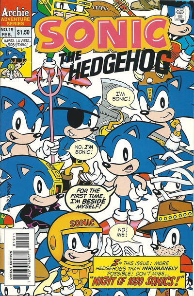 Cover for Sonic the Hedgehog (Archie, 1993 series) #19