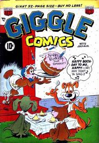 Cover for Giggle Comics (American Comics Group, 1943 series) #72