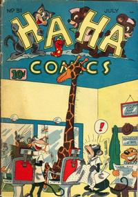 Cover for Ha Ha Comics (American Comics Group, 1943 series) #31