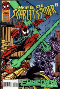 Cover for Web of Scarlet Spider (Marvel, 1995 series) #2 [Direct Edition]