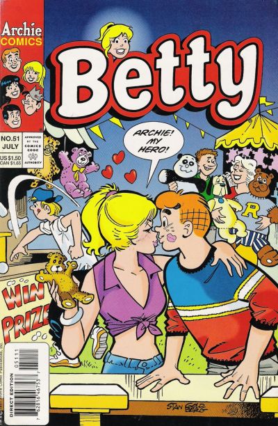 Cover for Betty (Archie, 1992 series) #51 [Direct Edition]