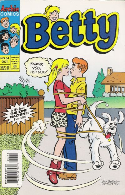 Cover for Betty (Archie, 1992 series) #54 [Direct Edition]
