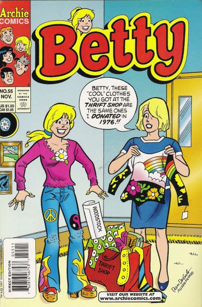 Cover for Betty (Archie, 1992 series) #55 [Direct Edition]