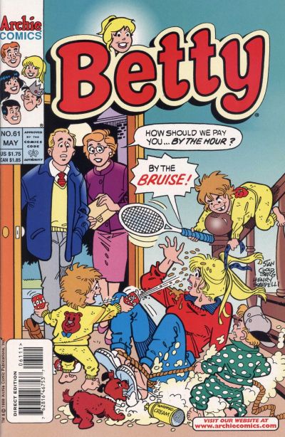 Cover for Betty (Archie, 1992 series) #61 [Direct Edition]