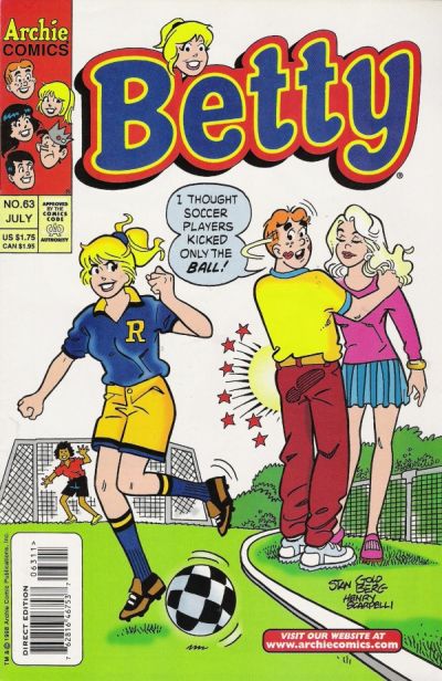 Cover for Betty (Archie, 1992 series) #63
