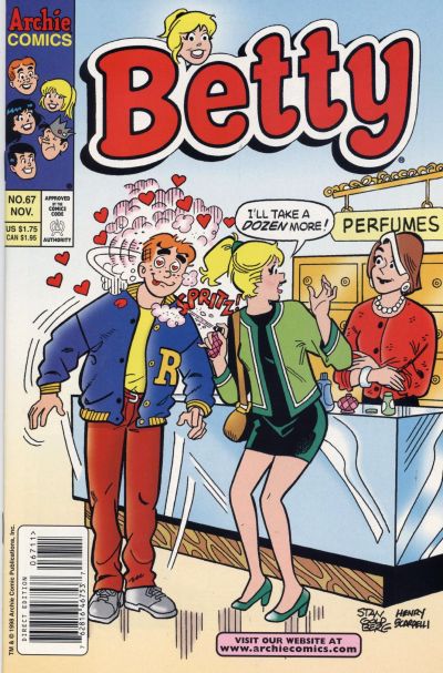 Cover for Betty (Archie, 1992 series) #67 [Direct Edition]