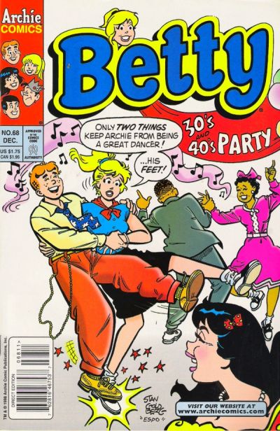 Cover for Betty (Archie, 1992 series) #68 [Direct Edition]