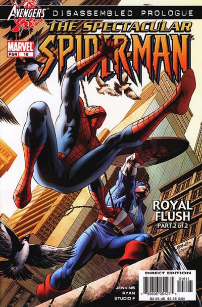 Cover for Spectacular Spider-Man (Marvel, 2003 series) #16 [Direct Edition]