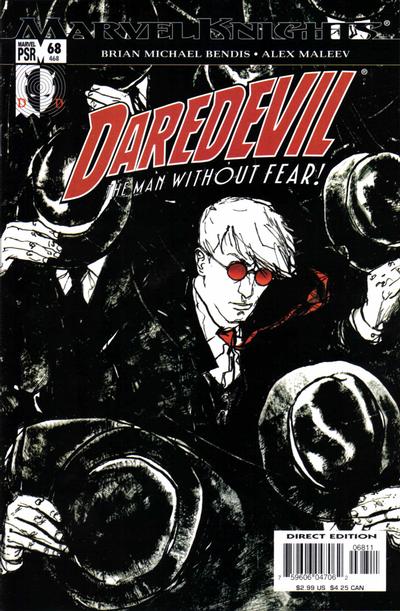 Cover for Daredevil (Marvel, 1998 series) #68 (468) [448] [Direct Edition]