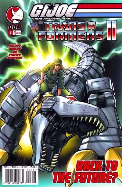 Cover for G.I. Joe vs. The Transformers Comic Book, Vol. II (Devil's Due Publishing, 2004 series) #4 [Cover A - E.J. Su / Jeremy Roberts]