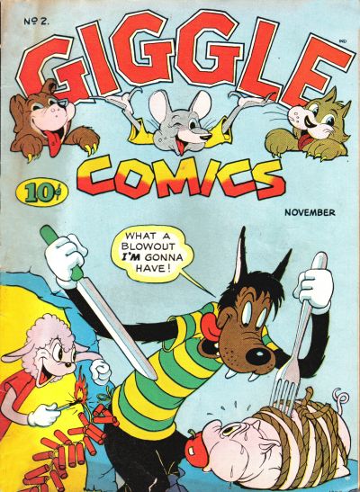 Cover for Giggle Comics (American Comics Group, 1943 series) #2