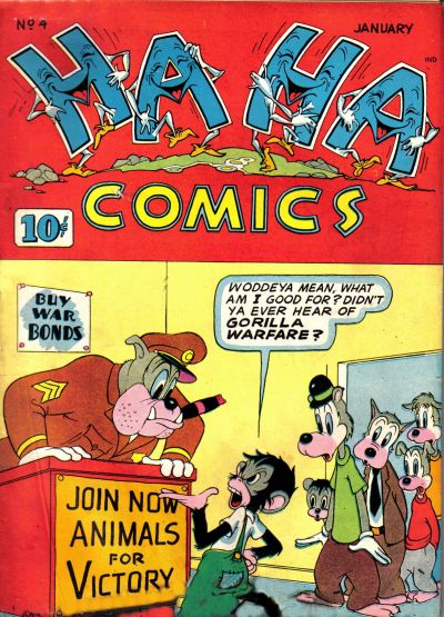 Cover for Ha Ha Comics (American Comics Group, 1943 series) #4