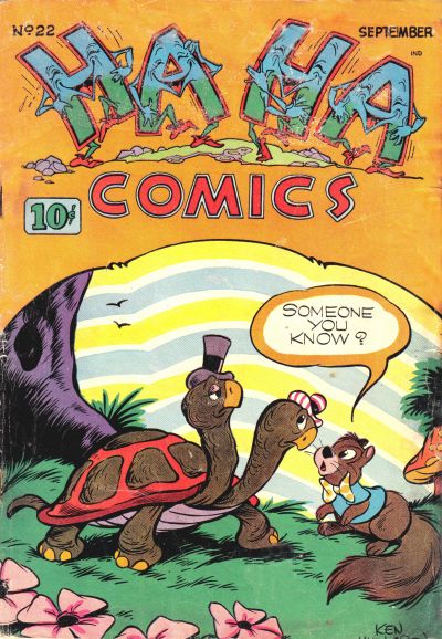 Cover for Ha Ha Comics (American Comics Group, 1943 series) #22